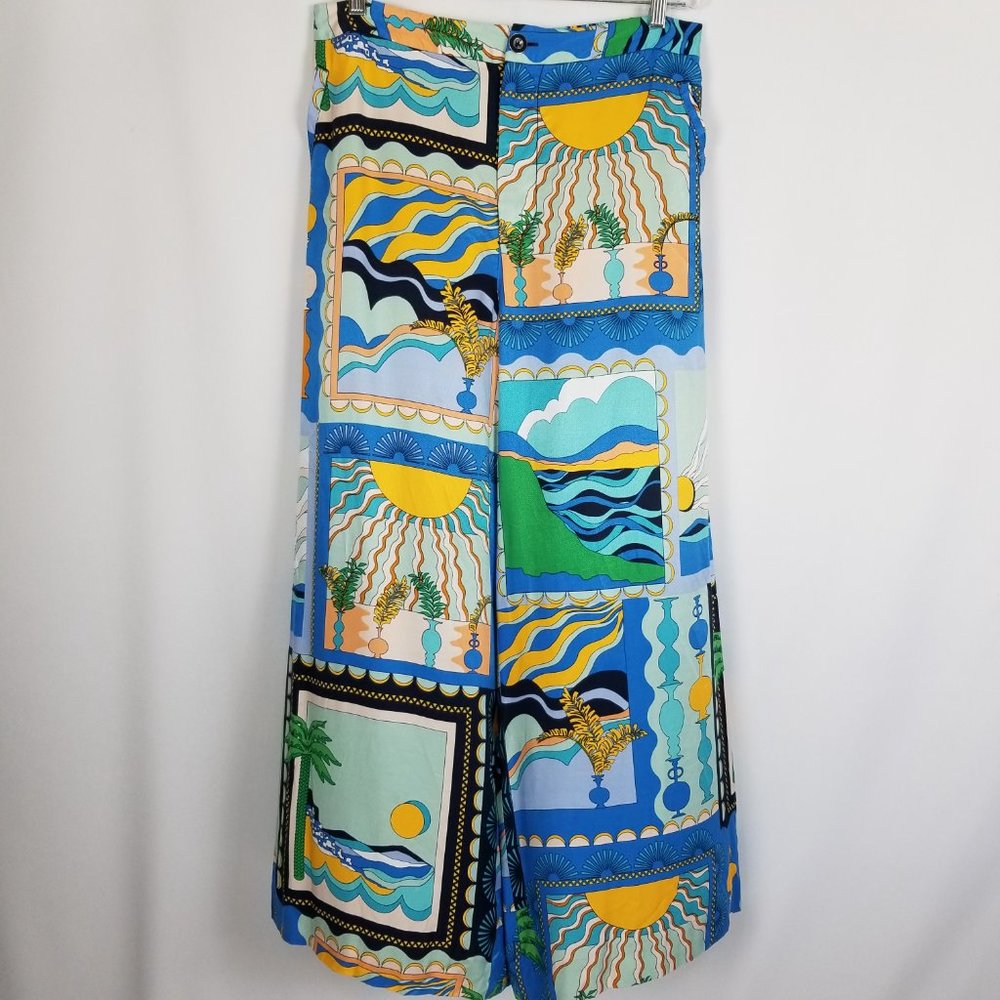 EUC Maeve by Anthropologie Wide Leg Pants Size 14